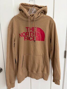 Share The North Face Men’s Half Dome Pullover Hoodie Kelp Tan Medium Streetwear